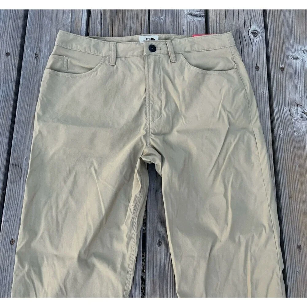 NWT! The North Face Mens 32 Regular Sprag 5 Pocket Pants Casual Outdoor Kelp Tan